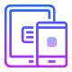 Tablet mobile icon